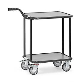 fetra Griffroller 'Grey Edition', Stahl, anthrazitgrau, 2 Etagen, L 600 x B 450 mm, bis 250 kg