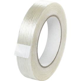 Filament Klebeband, glasfaserverstärkt, besonders reißfest, B 25 mm, 36 Stück