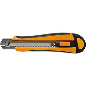 Cutter Professional Heavy Duty, Klingenhöhe 9 o. 18 mm, inkl. 5 Klingen