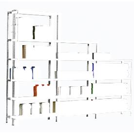 FIX-Grundregal, mit Profil 1, H 1920 x T 600 mm, Tragkraft 120 kg, verzinkt