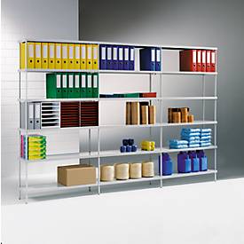 FIX UP-Rundrohrregal, Vierereinheit, 24 Böden