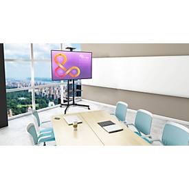 Flachbildschirm-Bodenständer NewStar PLASMA-M1700E, bis 55', höhenverstellbar, 15° neigbar, schwarz