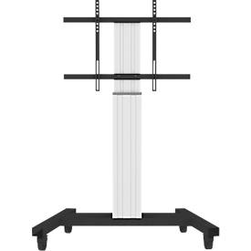 Flachbildschirm-Bodenständer NewStar PLASMA-M2250, bis 100', elektr. höhenverstellbar, mit Kabelführung, silbern