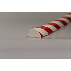 Flächenschutz Typ C+, 1-m-Stück, weiß/rot