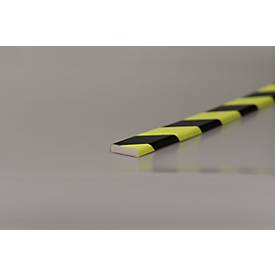 Flächenschutz Typ F, 1-m-Stück, gelb/schwarz, tagesfluoreszierend