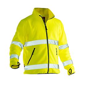 Image of Fleece Jacke Jobman 5502 PRACTICAL, Hi-Vis, EN ISO 20471 Klasse 3, gelb, Polyester, 3XL