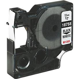 Flexibles Nylonband, weiß, 12 x 3500 mm