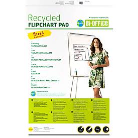 Flipchart-Block aus Recycling-Papier, 5 Stück