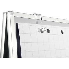 Flipchart Haken Sigel Business, 60 x 33 x 80 mm, für Flipchartpapier mit Universallochung, 2 Stück