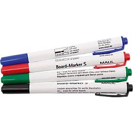 Flipchart MAULsolid, inkl. 50-tlg. Zubehör-Set, mobil, magnethaftend, höhenverstellbar, Tafel B 660 x H 970 mm, 50 Jahre Schäfer Shop Edition
