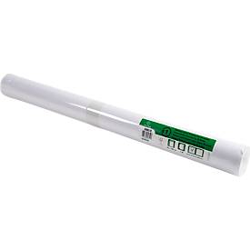 Flipchart Papier Exacompta, B 650 x H 1000 mm, kariert, holzfreies Papier, 72 g/m², weiß, 5 Einzelrollen mit jeweils 20 Blatt