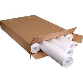 Flipchart Papier Exacompta, B 650 x H 1000 mm, kariert, holzfreies Papier, 72 g/m², weiß, 5 Einzelrollen mit jeweils 20 Blatt