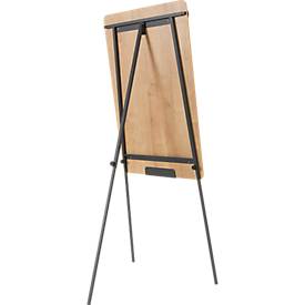 Flipchart Rocada Natural Dreibein, Stahlboard, Rahmen Holzoptik, Dreibeinstativ
