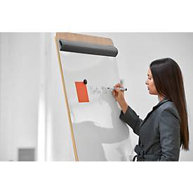 Flipchart Rocada Natural Dreibein, Stahlboard, Rahmen Holzoptik, Dreibeinstativ