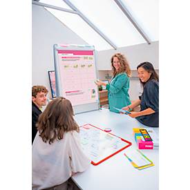 Flipchartblock PLAYROOM THINK FLIP, 14 vorgedruckte Blatt für Design Thinking/Innovationsprozesse, B 650 x H 970 mm, Papier, mehrfarbig, 5 Stück