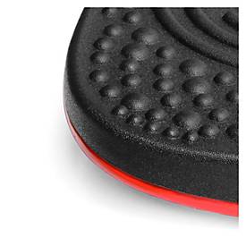 Floortex Anti-Ermüdungs Balance Board, 1,8 mm stark, PU, bis 150 kg, für Hart- und Teppichboden, B 500 x H 350 mm, rot/schwarz