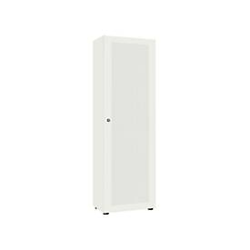 Flügeltürenschrank 1-türig, weiß