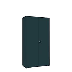 Flügeltürenschrank, B 80 cm, 5OH, graph.