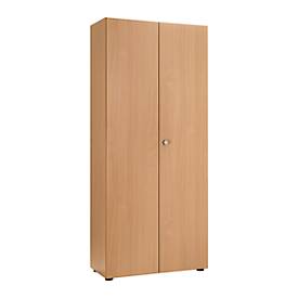 Flügeltürenschrank, B 80 cm, 6OH, buche