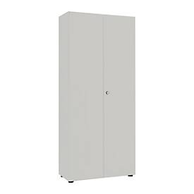 Flügeltürenschrank, B 80 cm, 6OH, silber