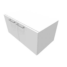 Flügeltürenschrank SOLUS PLAY, 1 OH, mit Griff, B 800 x T 440 x H 374 mm, weiß