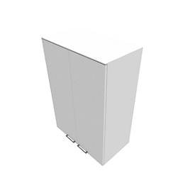 Flügeltürenschrank SOLUS PLAY, 3 OH, Griff unten, B 800 x T 440 x H 1122 mm, weiß