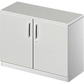 Flügeltürenschrank TETRIS SOLID, 1,5 OH, B 800/1000/1200 mm, abschließbar, mit Abdeckplatte