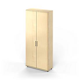 Flügeltürenschrank TETRIS WOOD, 5 OH, Höhe inkl. Gleiter, B 800/1000/1200 mm