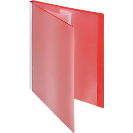 FolderSys Präsentations-Sichtbuch, für DIN A4, 20 Sichthüllen, rot
