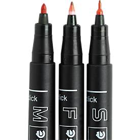 Folienschreiber Universalstift, M, WF, sortiert,4er-Set