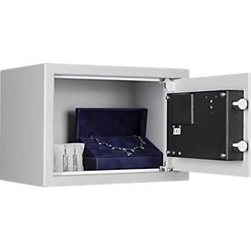 Format Hoteltresor Panther 25L, B 350 x T 250 x H 250 mm, 11 Liter, lichtgrau