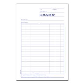 Format Rechnungsbuch A5 2x40 hoch