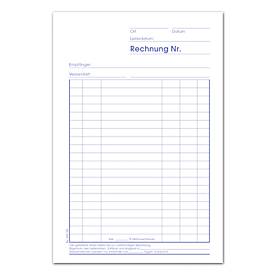 Format Rechnungsbuch A5 3x40 hoch