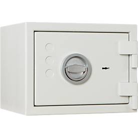 Format Tresor Sicherheitsschrank Seguro 10, Sicherheitsstufe S2, B 357 x T 310 x H 272 mm, 11 Liter, lichtgrau