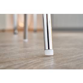 Formschalenstuhl 720, Sitzschalenform konisch, grau