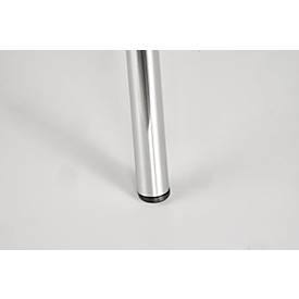 Formschalenstuhl Beta, stapelbar, desinfektionsmittelbeständig, Sitzhöhe 460 mm, grau