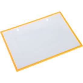 Formular-/Dokumententasche, magnethaftend, 10 Stück, gelb