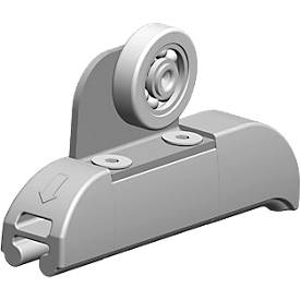 Franken 3-Kanal-Wandschiene Pro-Serie, Aluminium, inkl. Schutzschiene, 2400 mm