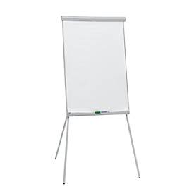 Franken Flipchart U-Act!Line® Standard FC93, Dreibeinstativ, höhenverstellbar, recycelt, magnethaftend, Ablageschale, Tafel 700x1000 mm