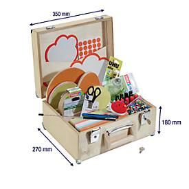 FRANKEN Moderationskoffer U-Act!Line®, über 2.200 Teile, Birkenholz