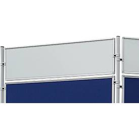 Franken Stellwandtafel ECO beidseitig Schreibtafel, Aluminiumrahmen, 1200x300 mm