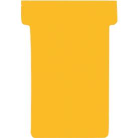 Franken T-Karten, für Stecktafel, Größe 2, Kopfbreite 60 mm, Fußbreite 48 mm, Höhe 84 mm, orange