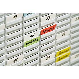 FRANKEN T-Kartentafel Jahresplaner für 15 Monate plus Index, 100,8 x 100,8 cm, 16 Träger, 50 Schlitze, PV-SET5