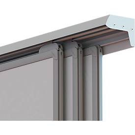 Franken Universal-Gleiter-Set, für alle PRO Tafeln & 3-Kanal-Wandschiene, inkl. Abstandshalter