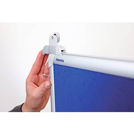 Franken Universal-Gleiter-Set, für alle PRO Tafeln & 3-Kanal-Wandschiene, inkl. Abstandshalter