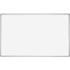 Franken Whiteboard PRO, emailliert, Wandmontage im Hoch- & Querformat, Stahl weiß lackiert & Aluminiumrahmen, magnethaftend, Ablageschale, 450 x 600 mm