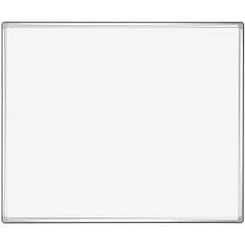Franken Whiteboard PRO, emailliert, Wandmontage im Hoch- & Querformat, Stahl weiß lackiert & Aluminiumrahmen, magnethaftend, Ablageschale, 900 x 1200 mm