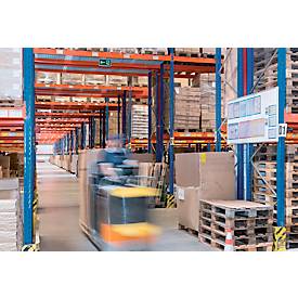 Franken Whiteboard PRO, emailliert, Wandmontage im Hoch- & Querformat, Stahl weiß lackiert & Aluminiumrahmen, magnethaftend, diverse Größen