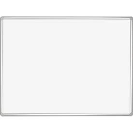 Franken Whiteboard PRO, geëmailleerd, wandmontage in staand en liggend formaat, frame van wit gelakt staal en aluminium, magnetisch, opbergbak, 1000 x 2000 mm