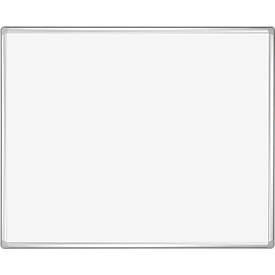 Franken Whiteboard PRO, geëmailleerd, wandmontage in staand en liggend formaat, frame van wit gelakt staal en aluminium, magnetisch, opbergbak, 600 x 900 mm